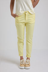Pantalone giallo pastello FEDERICA BI