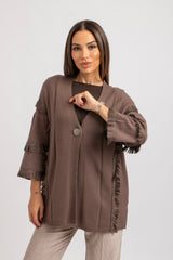 Cardigan frange FEDERICA BI