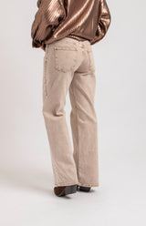 Denim elasticizzato beige FEDERICA BI