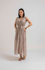 Abito beige EMMA BY FEDERICA BI (Copia)