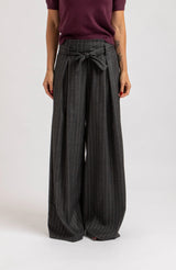 Tailleur gessato grigio FEDERICA BI