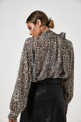Camicia in chiffon fiocco FEDERICA BI