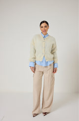 Pantalone cargo beige FEDERICA BI