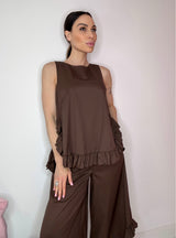Camicia in cotone con rouge ( vari colori ) FEDERICA BI