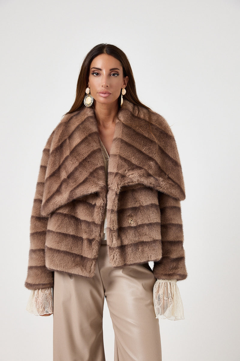 Ecovisone taupe FEDERICA BI