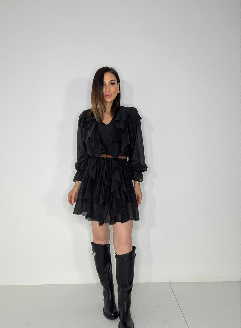 Abito nero rouge FEDERICA BI