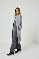 Gilet grigio perla FEDERICA BI