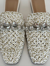 Sabot flat con cristalli FEDERICA BI