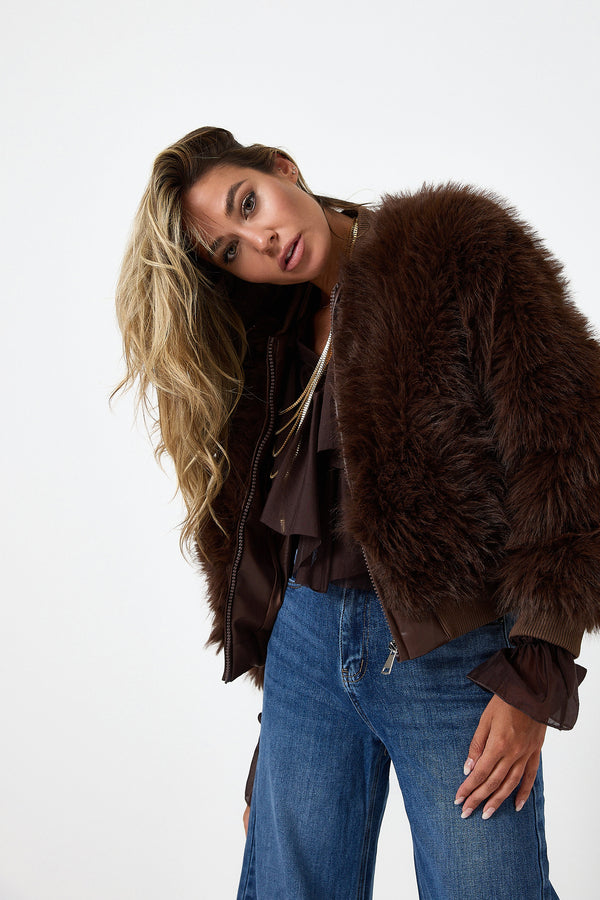 Giacca ECO marrone FEDERICA BI