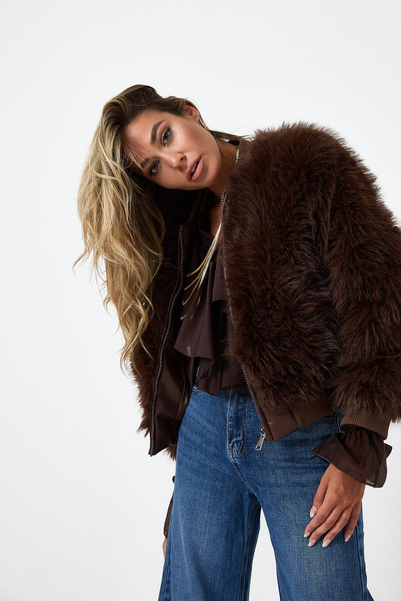 Giacca ECO marrone FEDERICA BI