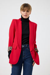 Blazer rosso FEDERICA BI