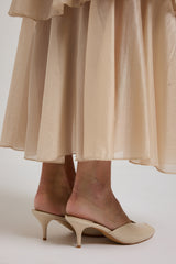 Sabot beige FEDERICA BI Design accattivante