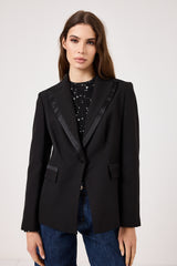 Blazer smoking nero FEDERICA BI