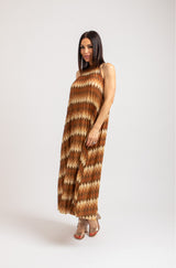 Abito lurex LAVINIA bronzo BY FEDERICA BI