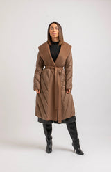 Cappotto piumino cachemire e lana FEDERICA BI