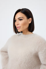 Maglione kid mohair moro FEDERICA BI