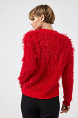 Cardigan in ciniglia lurex FEDERICA BI (due colori)