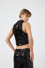 Top in paillettes FEDERICA BI