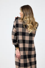 Abito tartan in maglia FEDERICA BI ( due colori )