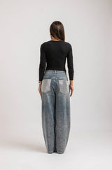 Denim cristalli FEDERICA BI