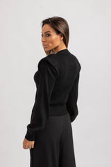 Maglia spallina e collo gioiello FEDERICA BI