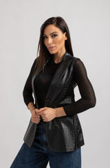 Gilet nero FEDERICA BI