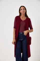 Gilet con tasca in ecofur FEDERICA BI ( vari colori )
