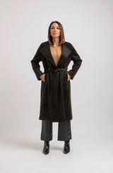 Cappotto nero FEDERICA BI