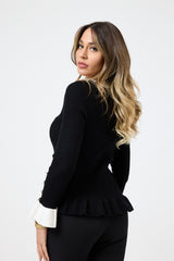 Maglia colletto FEDERICA BI ( più colori )