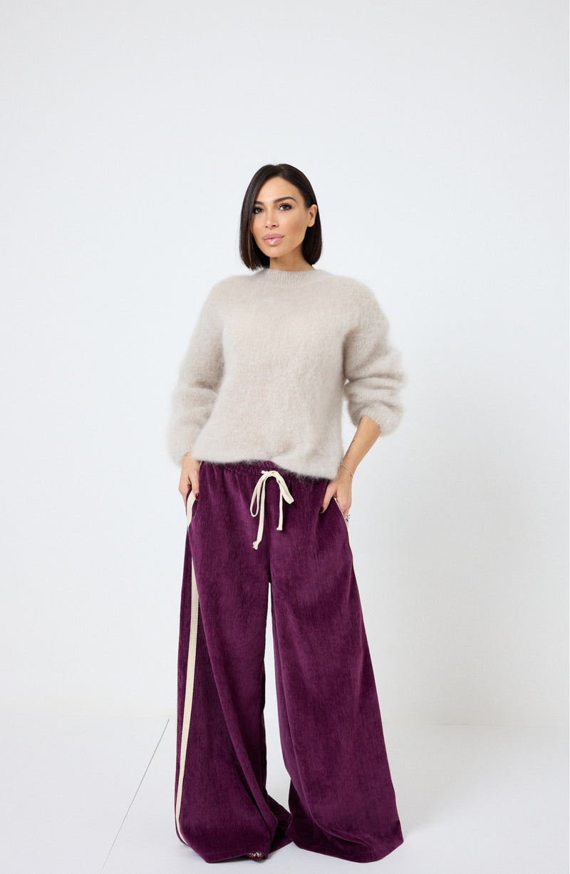 Maglione kid mohair moro FEDERICA BI