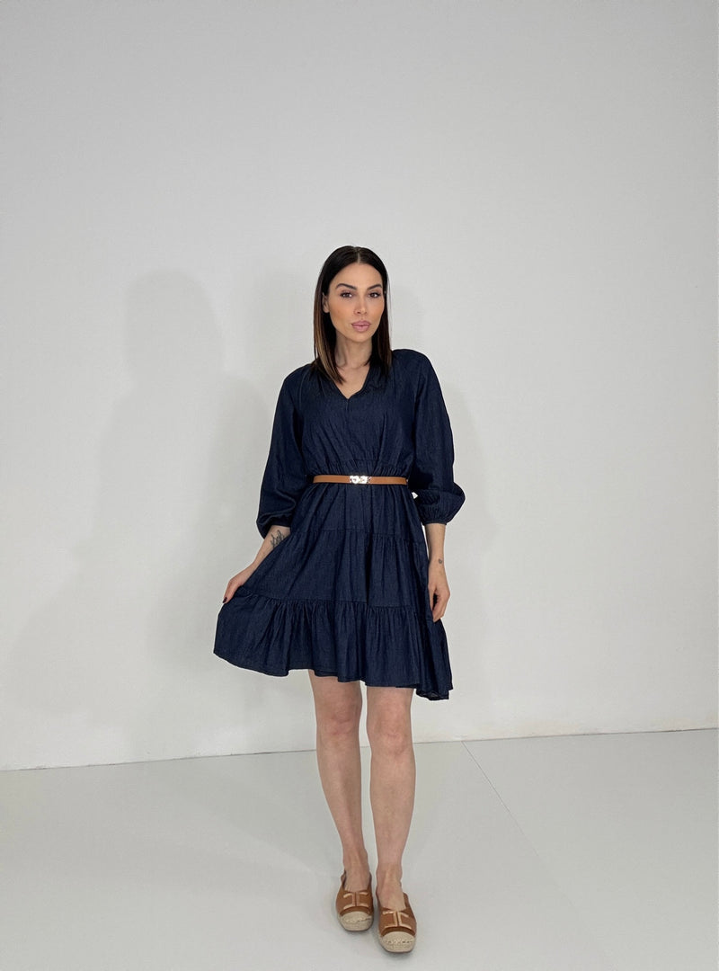 Abito blu denim FEDERICA BI