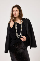 Gonna lunga in paillettes FEDERICA BI ( due colori )