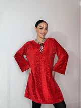 Abito in velluto fiocco FEDERICA BI