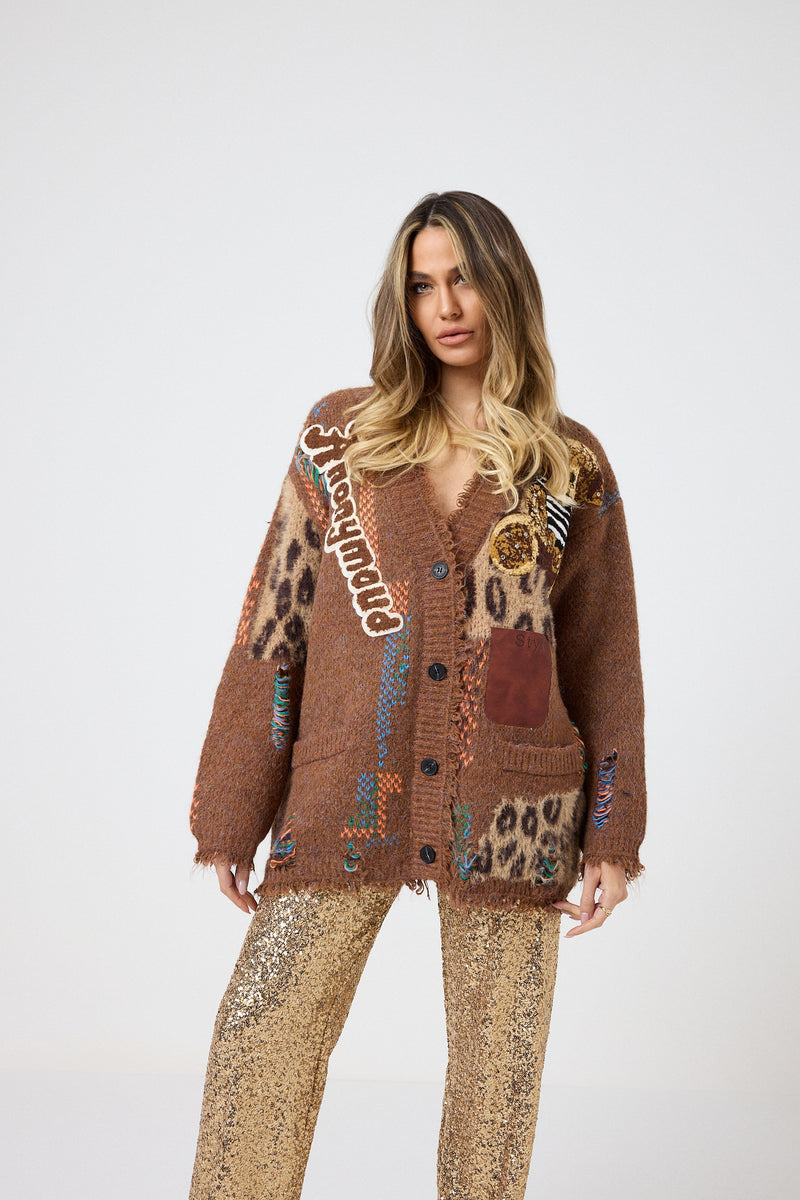 Pantalone in paillettes oro FEDERICA BI