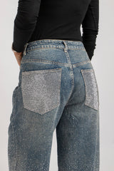 Denim cristalli FEDERICA BI