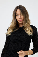 Abito in lycra stampa animalier FEDERICA BI ( due colori )