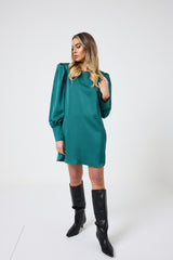 Abito in raso FEDERICA BI