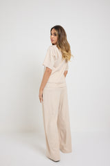 SET tuta leggera beige FEDERICA BI