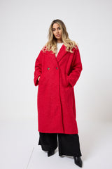 Cappotto rosso FEDERICA BI
