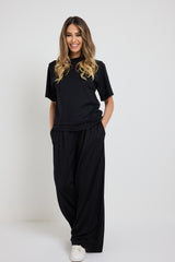 SET tuta leggera nero FEDERICA BI