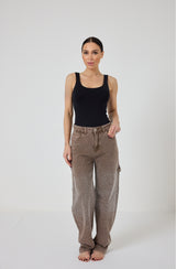 Denim glacé cristalli FEDERICA BI