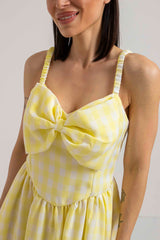 Abito FIOCCO giallo (capsule DREAM) FEDERICA BI