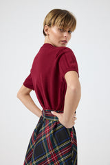 Maglia treccia cristalli FEDERICA BI