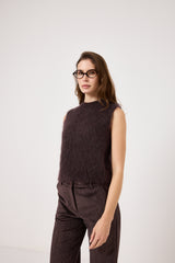 Gilet kid mohair ( vari colori ) FEDERICA BI