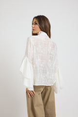 Camicia bianca sangallo FEDERICA BI