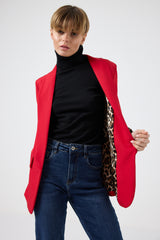 Blazer rosso FEDERICA BI