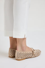 Ballerina beige cristalli FEDERICA BI