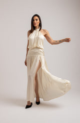 Abito avorio elegante FEDERICA BI