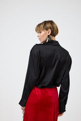 Camicia in raso FEDERICA BI ( più colori )