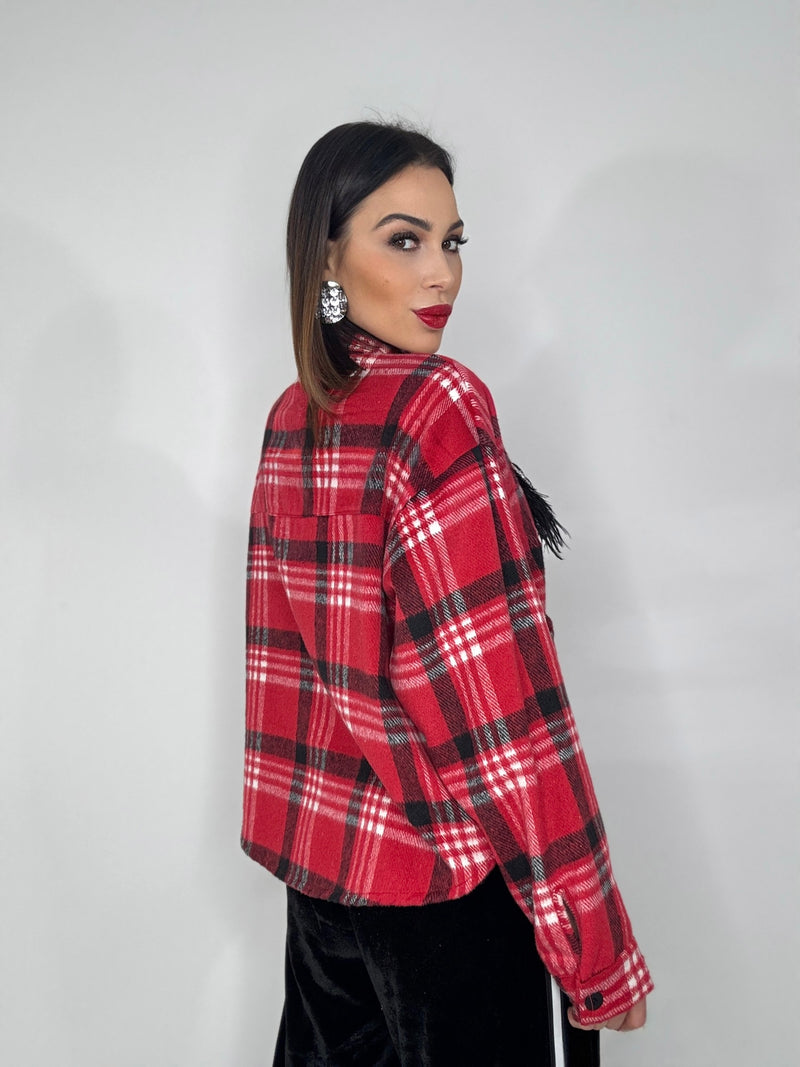 Camicia tartan spille FEDERICA BI